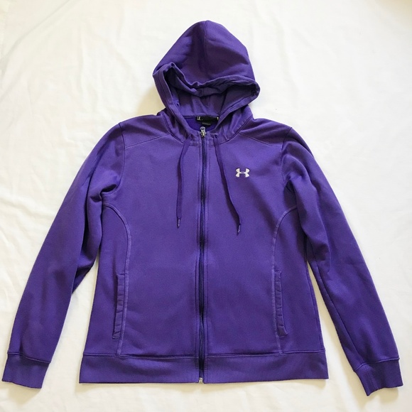 under armour hoodie women purple